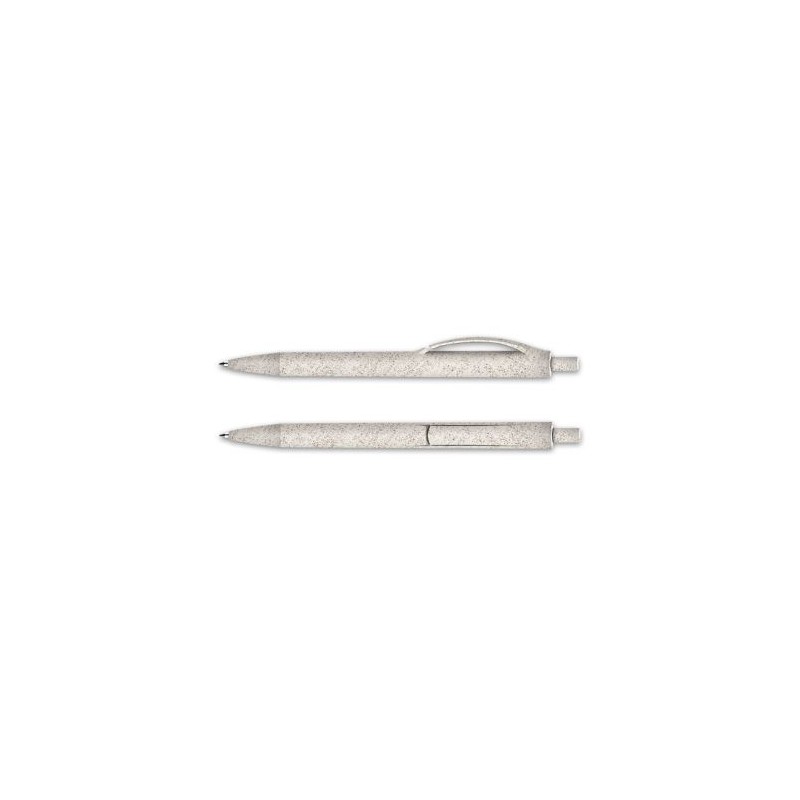 Stylo Bille Éco-responsable à Écriture Fluide et Précise - Corps et Clip Plastique Bio-Sourcé marquage couleur éclatante