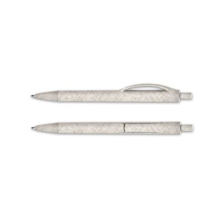 Stylo Bille Éco-responsable à Écriture Fluide et Précise - Corps et Clip Plastique Bio-Sourcé marquage couleur éclatante