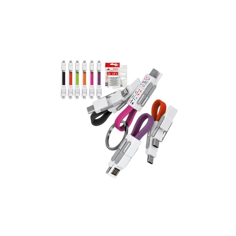 Câble de Charge Rapide 20W 6 en 1 - Pratique et Compact