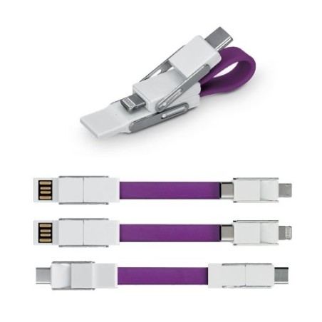 Câble rapide 20W 6 en 1 pour transfert de données - Objets publicitaires personnalisés goodies entreprise design