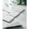 Chargeur pliable personnalisé 3 en 1 - ORIO Matières : ABS Couleurs : blanc marquage laser ultra précis
