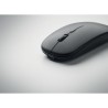 Souris sans fil rechargeable  personnalisée - CURVY C Matières : ABS recyclé Couleurs : noir impression logo haute qualité