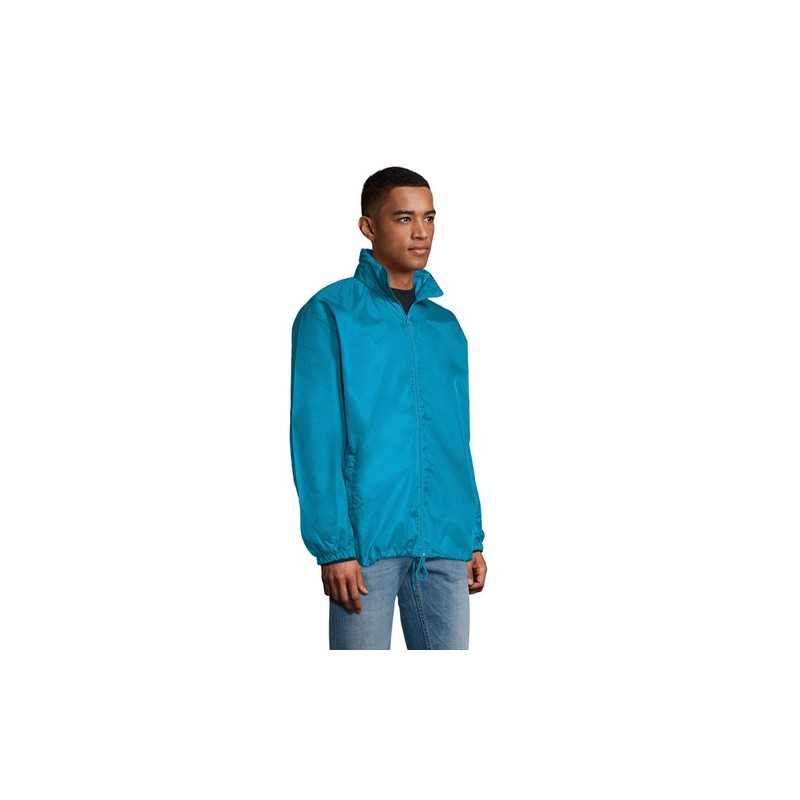 Veste coupe-vent unisexe personnalisée - Idéale pour tous SHIFT Taille textile : XL Couleurs : bleu aqua accessoire événementiel