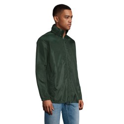Veste coupe-vent unisexe personnalisée - Idéale pour tous SHIFT Taille textile : XS Couleurs : vert forêt marquage couleur éclat