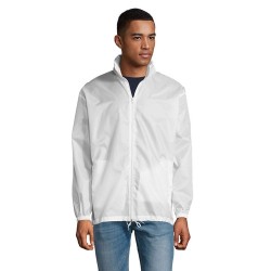 Veste coupe-vent unisexe personnalisée - Idéale pour tous SHIFT Taille textile : XL Couleurs : blanc marquage laser ultra précis