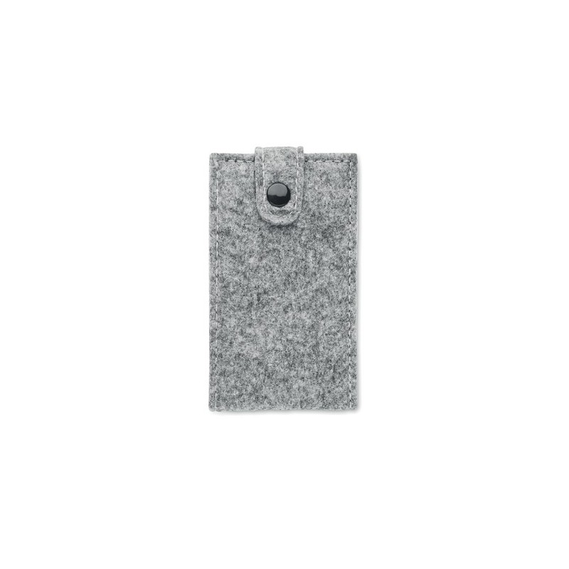 Set de manucure personnalisé  6 pièces - NAILKIT FELT Matières : PET recyclé Couleurs : gris personnalisable avec votre logo