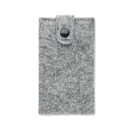 Set de manucure personnalisé  6 pièces - NAILKIT FELT Matières : PET recyclé Couleurs : gris personnalisable avec votre logo