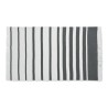 Serviette de plage  personnalisée 100x170cm - SEAQUAL® Matières : coton recyclé Couleurs : gris livraison express 24h 48h