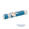 Serviette de plage  personnalisée 100x170cm - SEAQUAL® Matières : coton recyclé Couleurs : turquoise personnalisable avec votre 