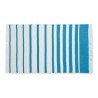 Serviette de plage  personnalisée 100x170cm - SEAQUAL® Matières : coton recyclé Couleurs : turquoise cadeau collaborateur premiu