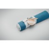 Serviette de plage  personnalisée 100x170cm - SEAQUAL® Matières : coton recyclé Couleurs : turquoise accessoire événementiel uni