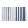 Serviette de plage  personnalisée 100x170cm - SEAQUAL® Matières : coton recyclé Couleurs : bleu objet promotionnel éco-responsab