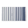 Serviette de plage  personnalisée 100x170cm - SEAQUAL® Matières : coton recyclé Couleurs : bleu personnalisation rapide en Franc