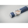 Serviette de plage  personnalisée 100x170cm - SEAQUAL® Matières : coton recyclé Couleurs : bleu objet publicitaire robuste