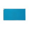 Serviette de bain  personnalisée 70x140cm - SEAQUAL® Matières : coton recyclé Couleurs : turquoise marquage laser ultra précis