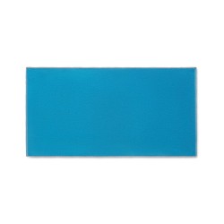 Serviette de bain  personnalisée 70x140cm - SEAQUAL® Matières : coton recyclé Couleurs : turquoise accessoire événementiel uniqu