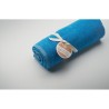 Serviette de bain  personnalisée 70x140cm - SEAQUAL® Matières : coton recyclé Couleurs : turquoise objet promo petit budget