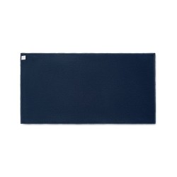Serviette de bain  personnalisée 70x140cm - SEAQUAL® Matières : coton recyclé Couleurs : bleu impression haute définition