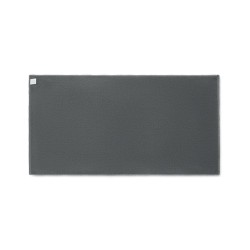Serviette de bain  personnalisée 70x140cm - SEAQUAL® Matières : coton recyclé Couleurs : gris goodies publicitaire événementiel