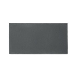 Serviette de bain  personnalisée 70x140cm - SEAQUAL® Matières : coton recyclé Couleurs : gris goodies entreprise design