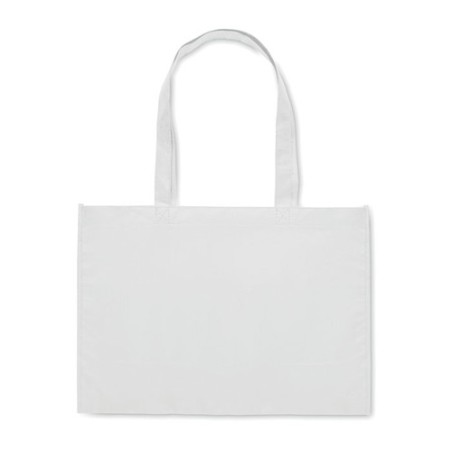 Sac shopping  en RPET non tissé - KAIMONO Matières : PET recyclé Couleurs : blanc livraison express 24h 48h