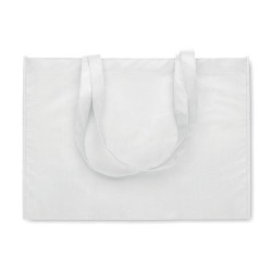 Sac shopping  en RPET non tissé - KAIMONO Matières : PET recyclé Couleurs : blanc personnalisation rapide en France