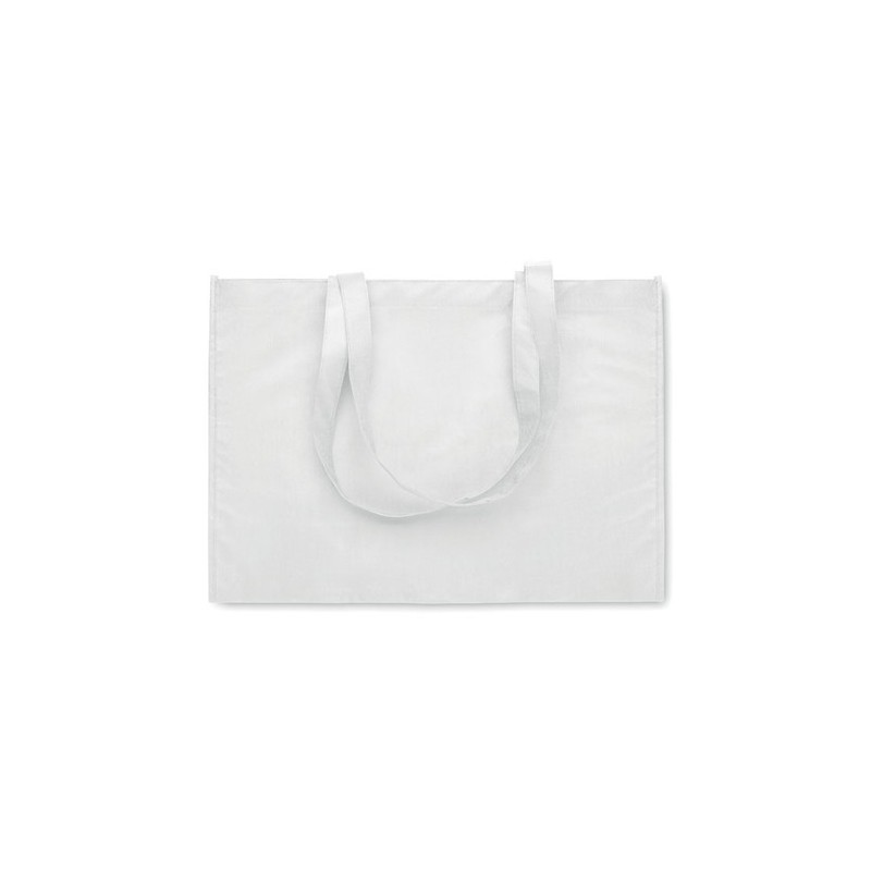 Sac shopping  en RPET non tissé - KAIMONO Matières : PET recyclé Couleurs : blanc personnalisation rapide en France