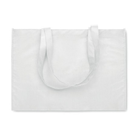 Sac shopping  en RPET non tissé - KAIMONO Matières : PET recyclé Couleurs : blanc personnalisation rapide en France