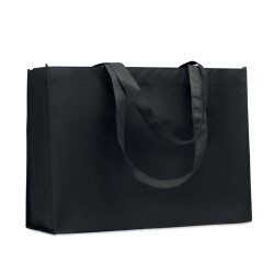 Sac shopping  en RPET non tissé - KAIMONO Matières : PET recyclé Couleurs : noir cadeau entreprise pas cher