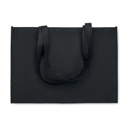 Sac shopping  en RPET non tissé - KAIMONO Matières : PET recyclé Couleurs : noir accessoire événementiel unique