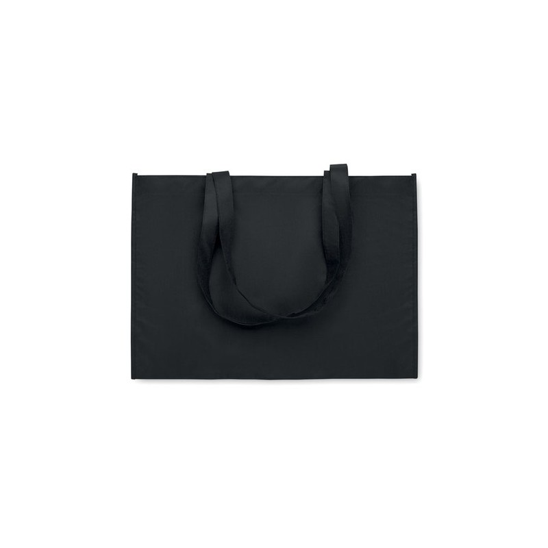 Sac shopping  en RPET non tissé - KAIMONO Matières : PET recyclé Couleurs : noir accessoire événementiel unique