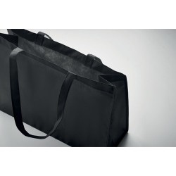 Sac shopping  en RPET non tissé - KAIMONO Matières : PET recyclé Couleurs : noir cadeau client original