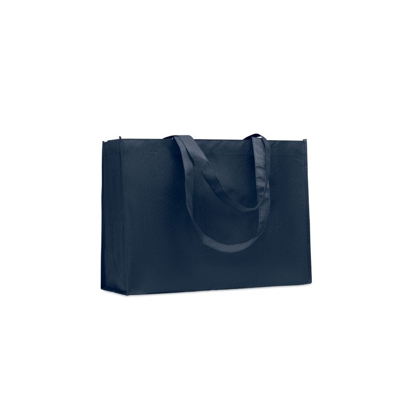 Sac shopping  en RPET non tissé - KAIMONO Matières : PET recyclé Couleurs : bleu personnalisable avec votre logo