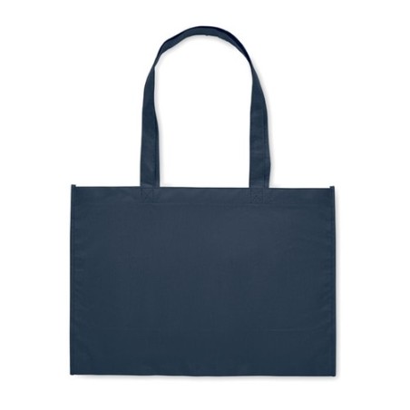 Sac shopping  en RPET non tissé - KAIMONO Matières : PET recyclé Couleurs : bleu objet promotionnel éco-responsable