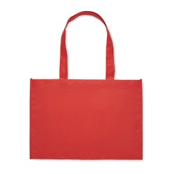 Sac shopping  en RPET non tissé - KAIMONO Matières : PET recyclé Couleurs : rouge impression haute définition