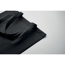 Sac shopping  en RPET non tissé - KAIMANI Matières : PET recyclé Couleurs : noir personnalisation rapide en France