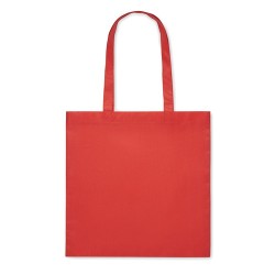 Sac shopping  en RPET non tissé - KAIMANI Matières : PET recyclé Couleurs : rouge marquage laser ultra précis