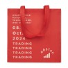 Sac shopping  en RPET non tissé - KAIMANI Matières : PET recyclé Couleurs : rouge accessoire événementiel unique