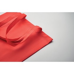 Sac shopping  en RPET non tissé - KAIMANI Matières : PET recyclé Couleurs : rouge impression logo haute qualité