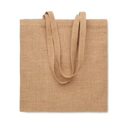 Sac shopping en jute personnalisé,  et durable - ZOLANG Matières : jute Couleurs : beige