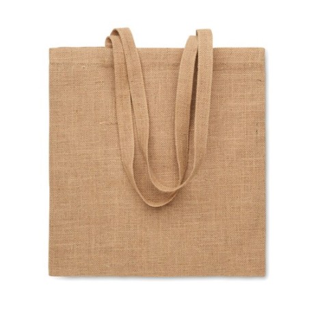 Sac shopping en jute personnalisé,  et durable - ZOLANG Matières : jute Couleurs : beige