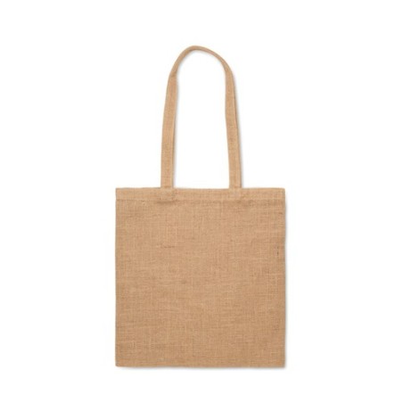 Sac shopping en jute personnalisé,  et durable - ZOLANG Matières : jute Couleurs : beige personnalisable avec votre logo