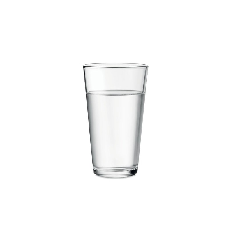 Verre conique  300ml - RONGO Matières : verre Couleurs : transparent personnalisable avec votre logo