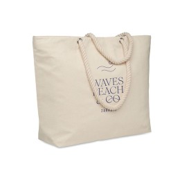 Sac de plage isotherme en coton personnalisé HEAVEN Matières : coton Couleurs : beige goodies publicitaire événementiel