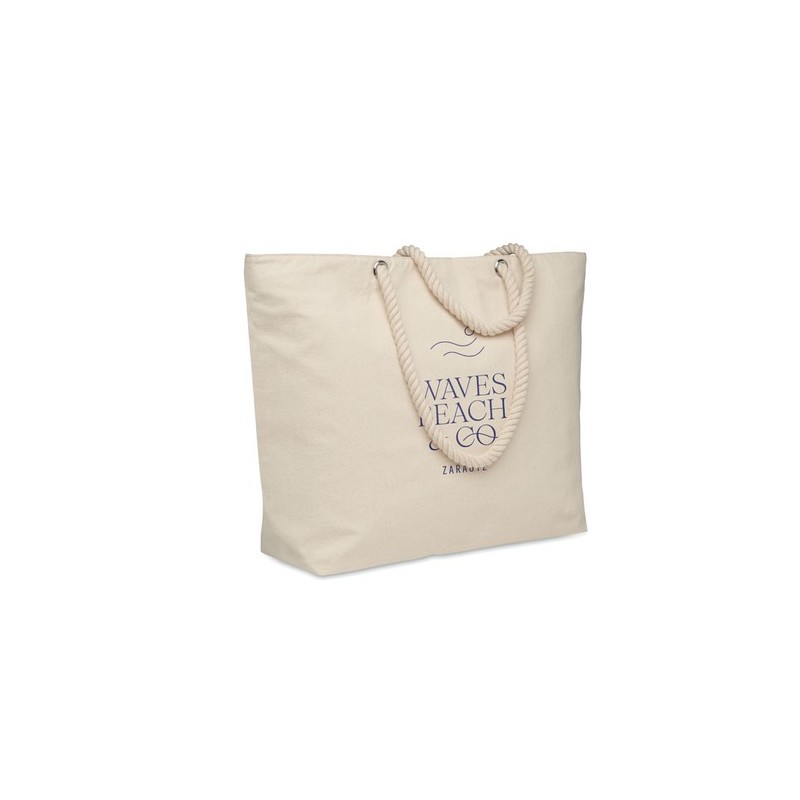 Sac de plage isotherme en coton personnalisé HEAVEN Matières : coton Couleurs : beige goodies publicitaire événementiel