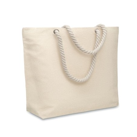 Sac de plage  personnalisé 220gr/m² - MARE Matières : coton recyclé Couleurs : beige