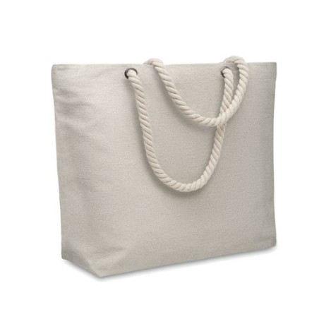 Sac de plage  personnalisé 220gr/m² - MARE Matières : coton recyclé Couleurs : gris personnalisable avec votre logo