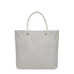 Sac de plage  personnalisé 220gr/m² - MARE Matières : coton recyclé Couleurs : gris marquage laser ultra précis