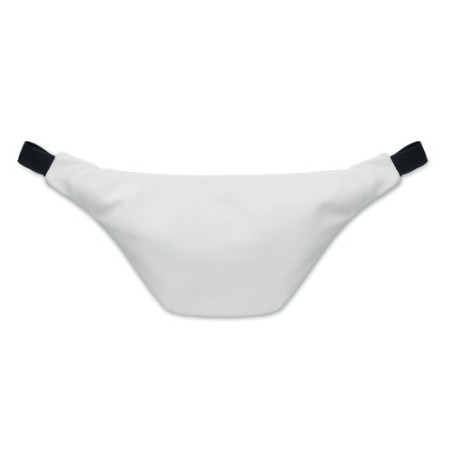 Sac banane souple personnalisée en PU - BAI Matières : PU Couleurs : blanc goodies publicitaire événementiel