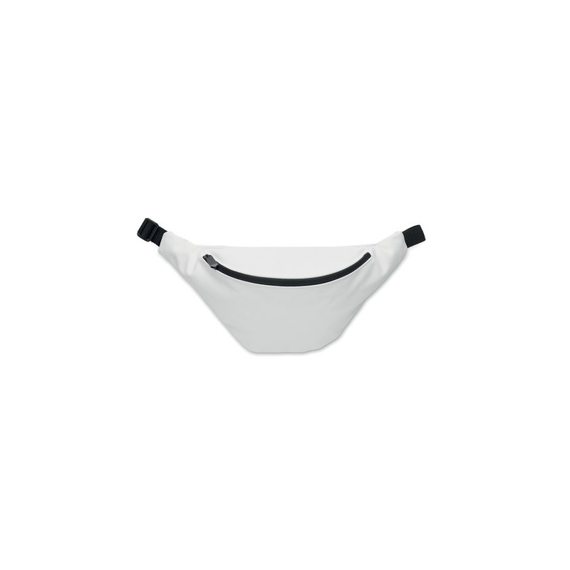Sac banane souple personnalisée en PU - BAI Matières : PU Couleurs : blanc objet promotionnel éco-responsable